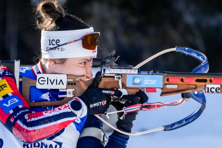 Marthe Krakstad Johansen (NOR) - IBU Cup Biathlon, sprint women, Val Ridanna (ITA).
