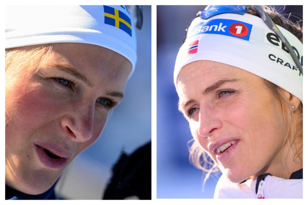 Frida Karlsson 2025 og Therese Johaug 2025