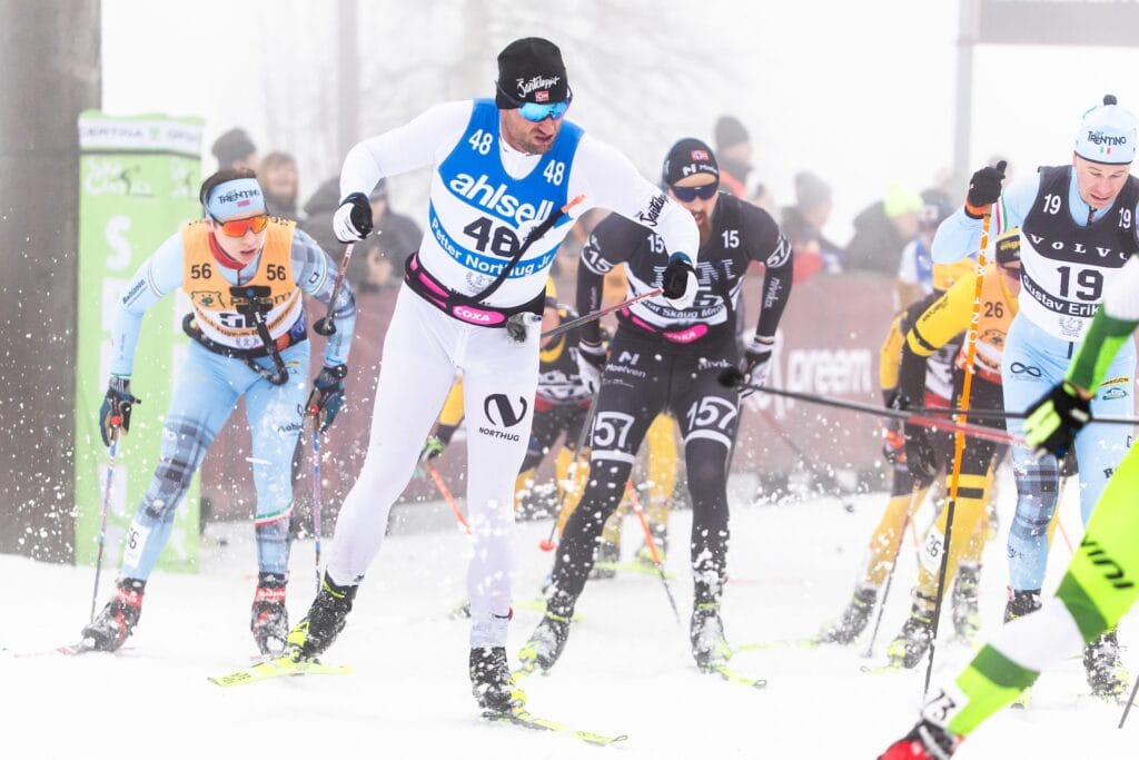 Petter Northug competes in Vasaloppet on March 3, 2024 in Mora. 