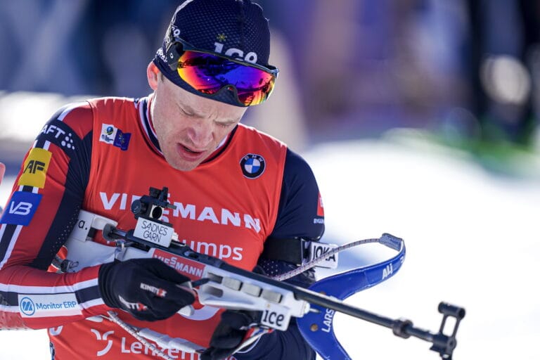 Johannes Thingnes Boe (NOR) - IBU World Championships Biathlon, sprint men, Lenzerheide (SUI).