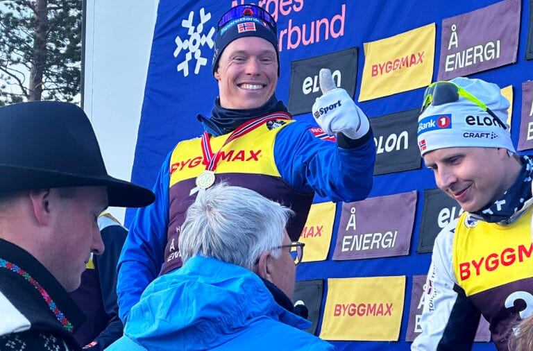 Martin Løwstrøm Nyenget med suveren NM-dobbel