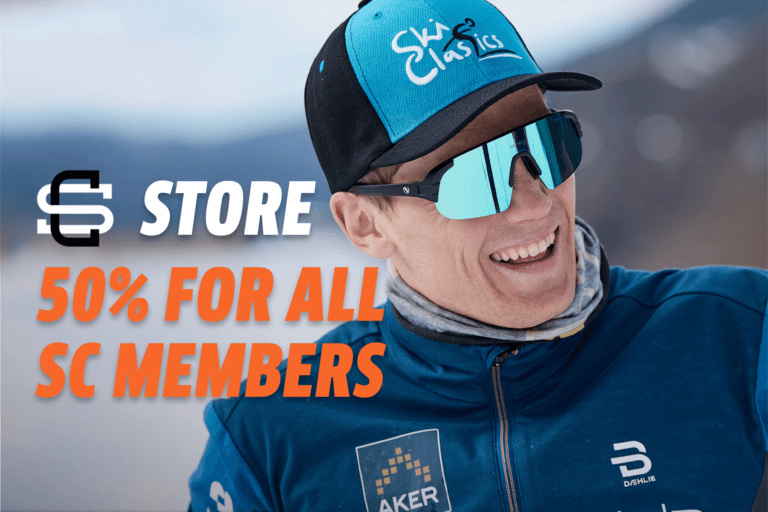 Medlemstilbud – 50 % rabatt på alle varer i SC Store.