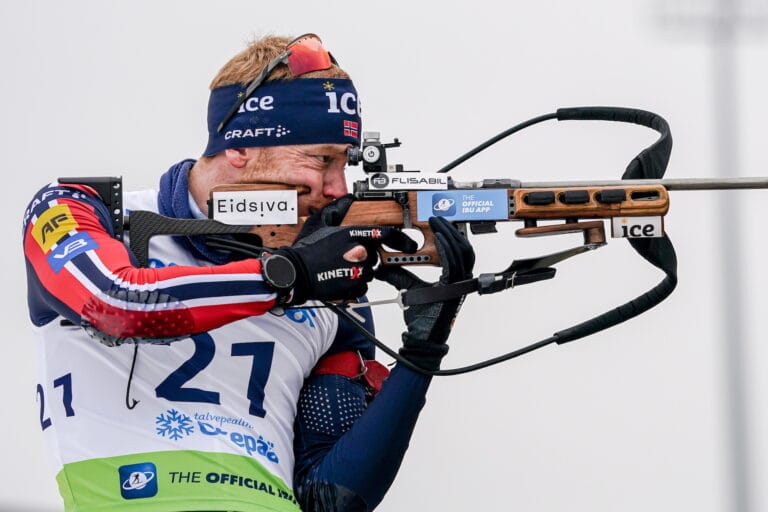Sivert Guttorm Bakken (NOR) - IBU Cup Biathlon, short individual men, Otepaeae (EST).