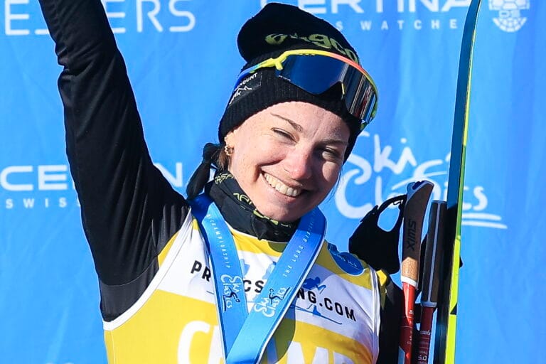 Anikken Gjerde Alnæs Ski Classics overall 2025 Foto: Manzoni/NordicFocus