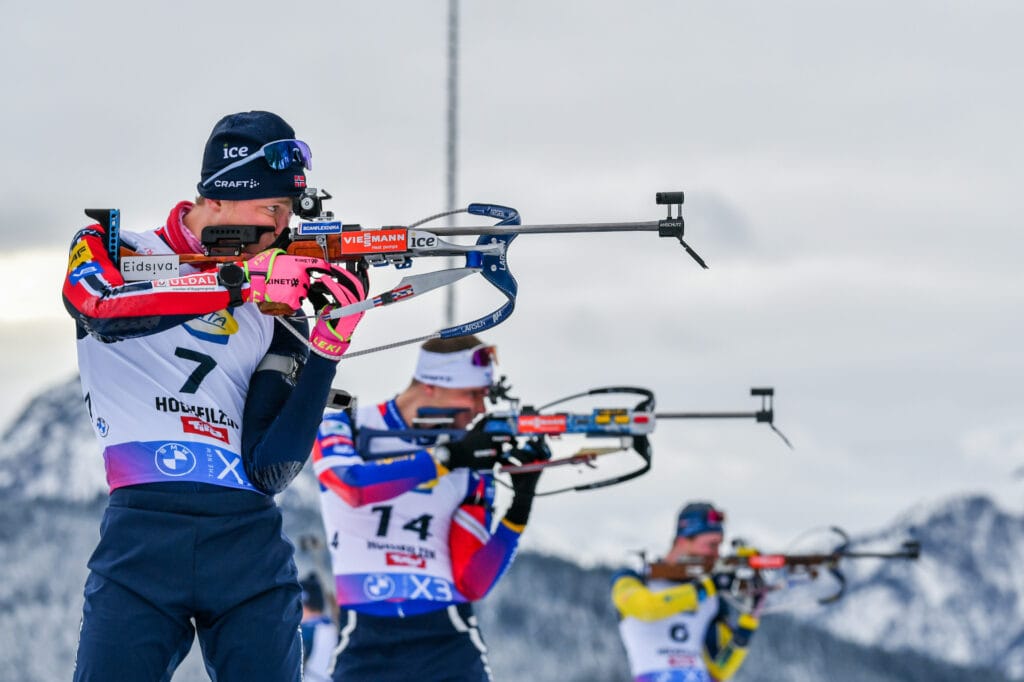 Martin Uldal (NOR) - IBU World Cup Biathlon, pursuit men, Hochfilzen 2024. Foto: Authamayou/NordicFocus