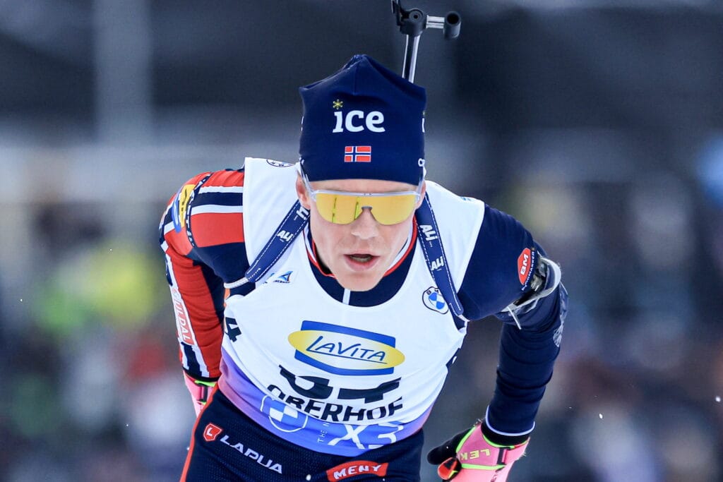 Martin Uldal (NOR) - IBU World Cup Biathlon, sprint men, Oberhof (GER).