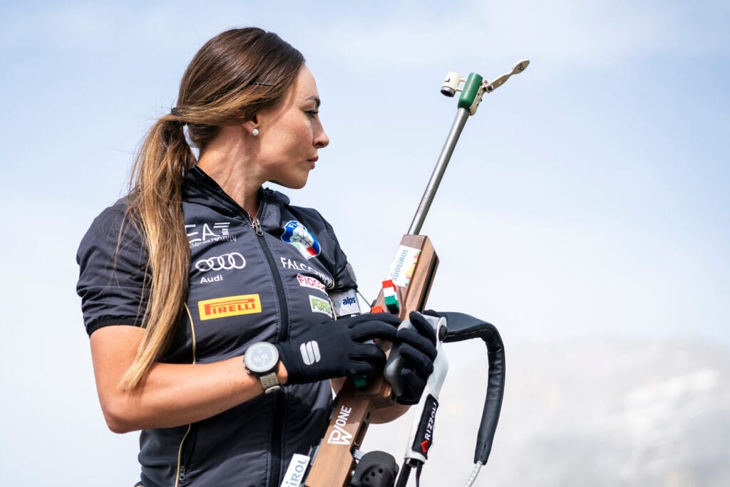 Dorothea Wierer (ITA) - Biathlon summer training, Lavaze (ITA).