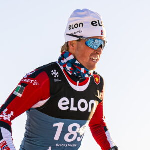 Gaute Kvåle of Norway competes in the men’s 10 km classic technique interval start during Beitosprinten 2024 on November 23, 2024 in Beitostølen.