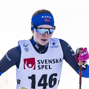 Mali Eidnes Bakken, Rindal IL, tävlar i 10 km klassisk under Smart Energy Cup Skandinavisk Cup den 12 januari 2025 i Falun.