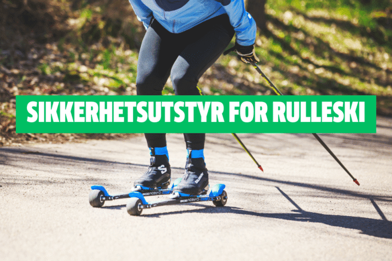 Sikkerhetsutstyr for rulleski – dette må du ha