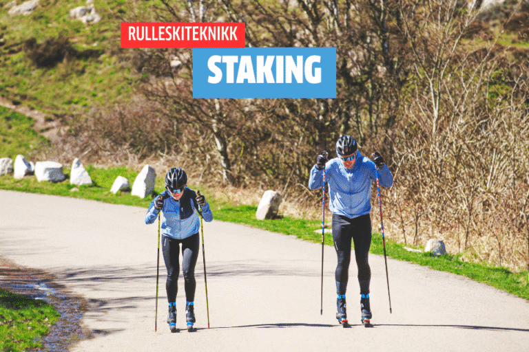 Slik blir du bedre til å stake på rulleski
