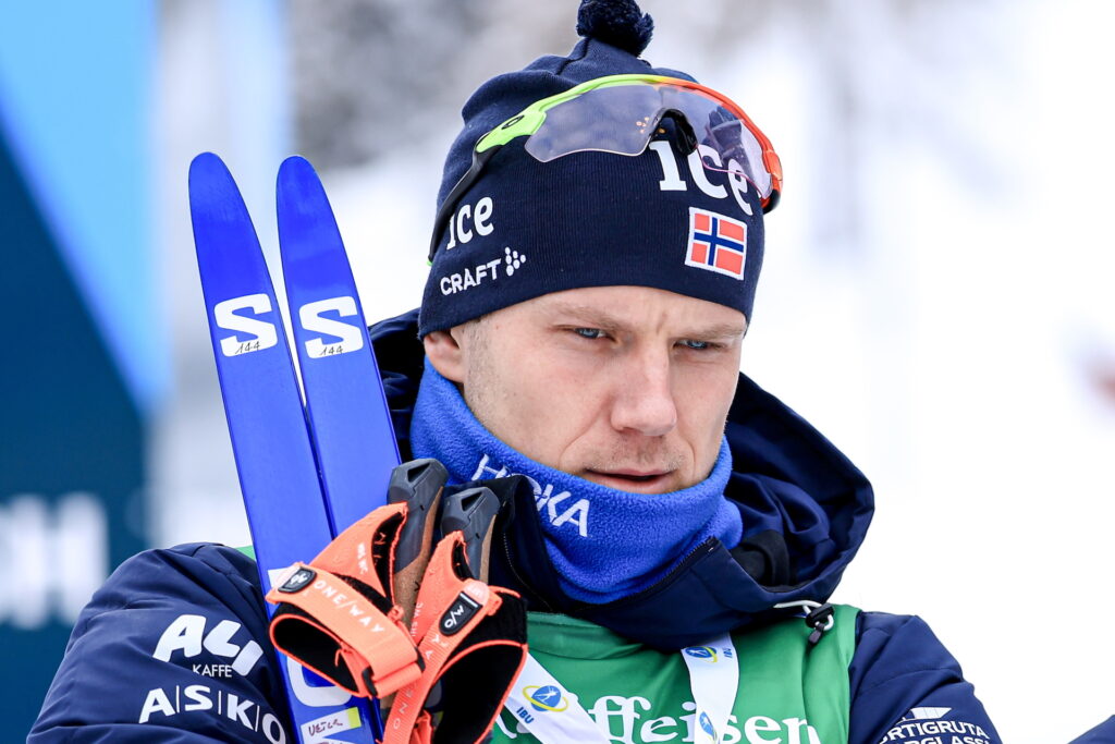 Vetle Sjåstad Christiansen (NOR), Sivert Guttorm Bakken (NOR), (l-r) - IBU Open European Championships Biathlon, medals, Martell (ITA).