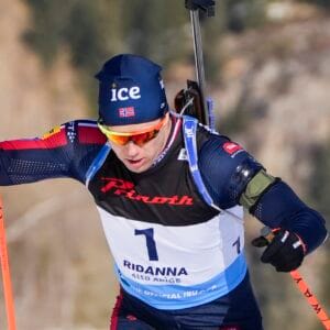 Vetle Sjaastad Christiansen (NOR) - IBU Cup Biathlon, sprint men, Val Ridanna (ITA).