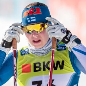 Anni Lindroos (FIN) - FIS world cup cross-country, 20km, Davos (SUI).