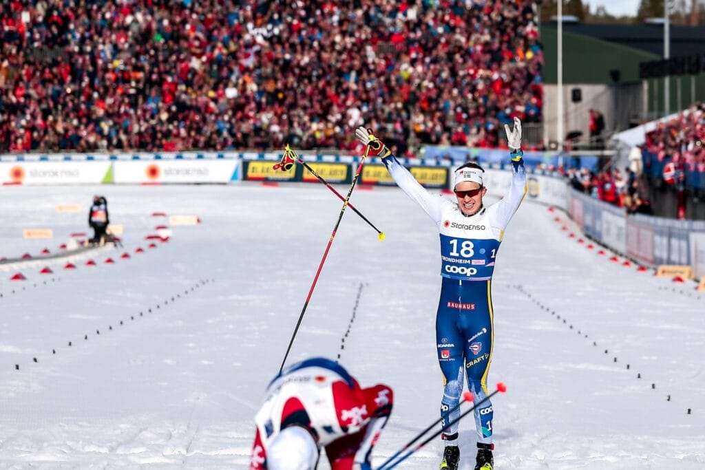 Gustaf Berglund (SWE) - FIS Nordic World Ski Championships Cross-Country, mass men, Trondheim (NOR). 