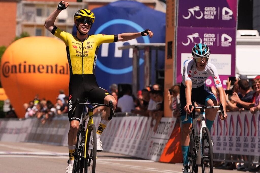 Jørgen Nordhagen Jakob Omrzel Giro d'italia Next Gen 2025 Foto: Arrangøren