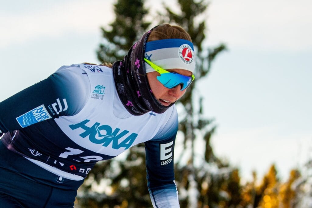 Julie Victoria Berg under NM i Trondheim 2021. Foto: Vegard Wivestad Grøtt / BILDBYRÅN