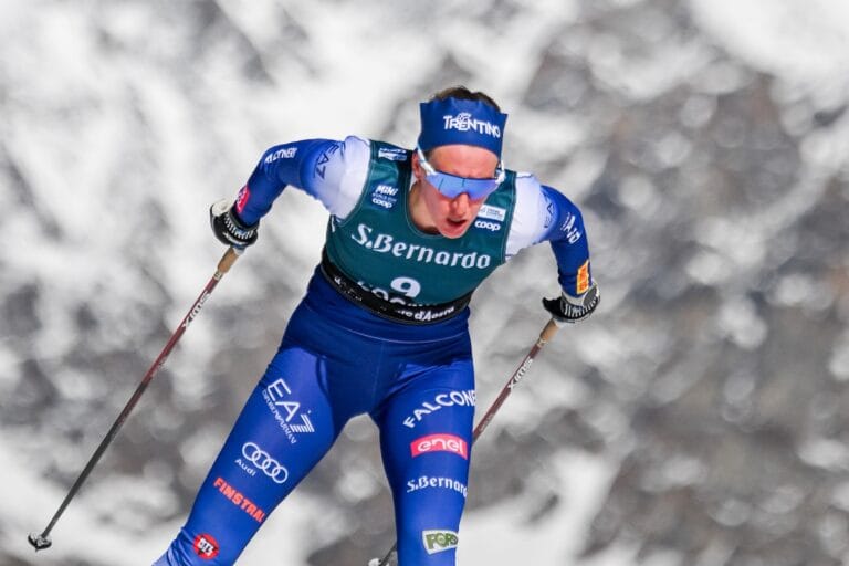 Stefania Corradini (ITA) - FIS world cup cross-country, 10km, Cogne (ITA).