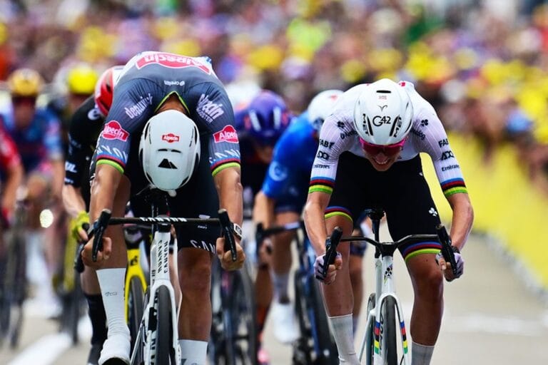 Van de Poel Pogacar Stage 2 TDF 2025