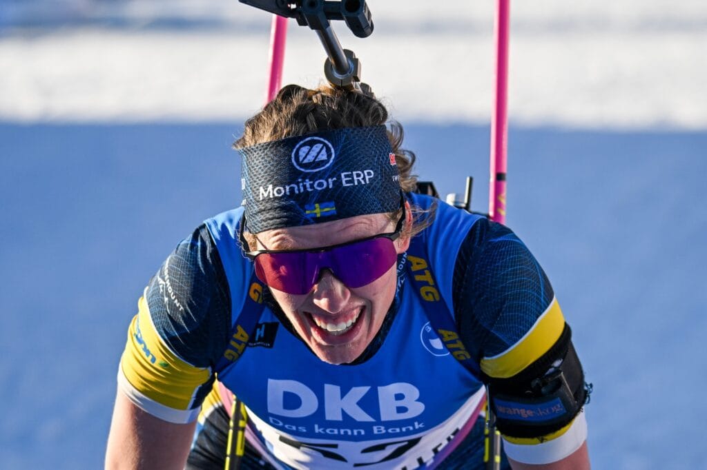 Elvira Oeberg (SWE) - IBU World Cup Biathlon, sprint women, Oslo (NOR).