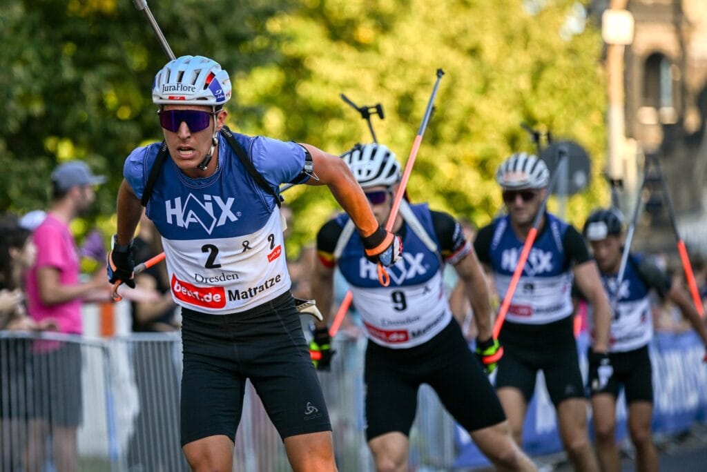 Quentin Fillon Maillet (FRA) - City Biathlon - Dresden (GER).