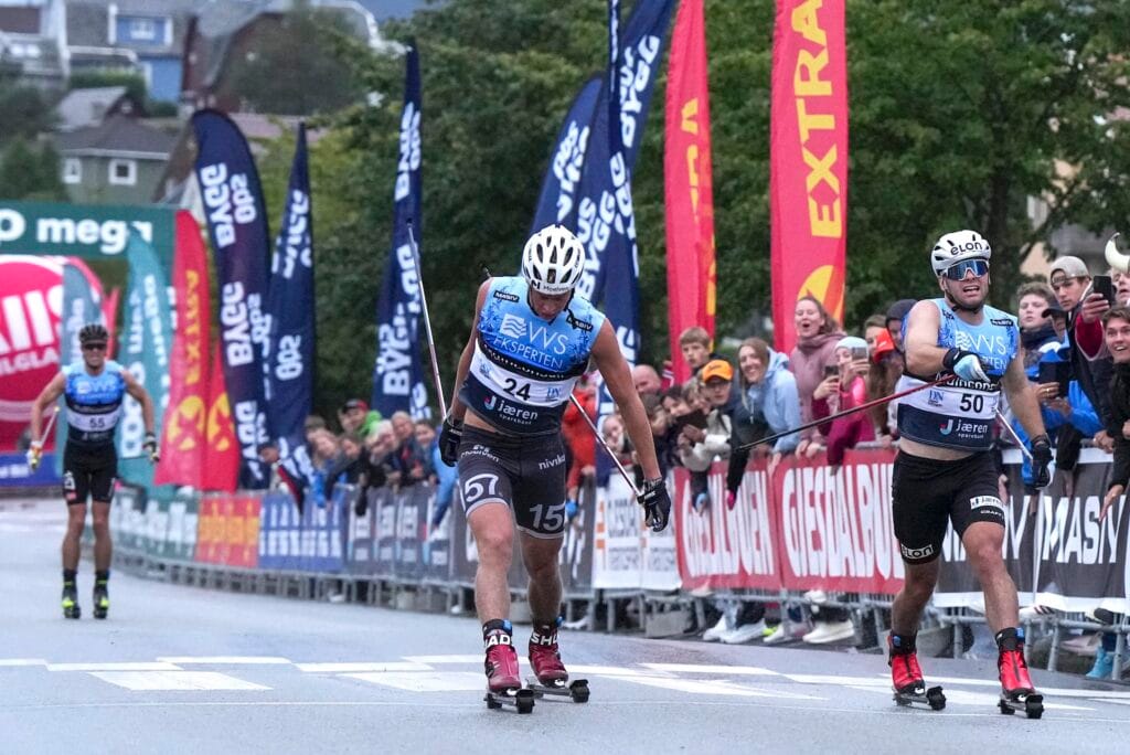 Einar Kalland-Olsen ble nummer tre i langløpet Blink Classics, bak teamkollega Alvar Myhlback og Sivert Wiig fra regionlaget Elon Sørvest. Foto: Nordnes/NordicFocus