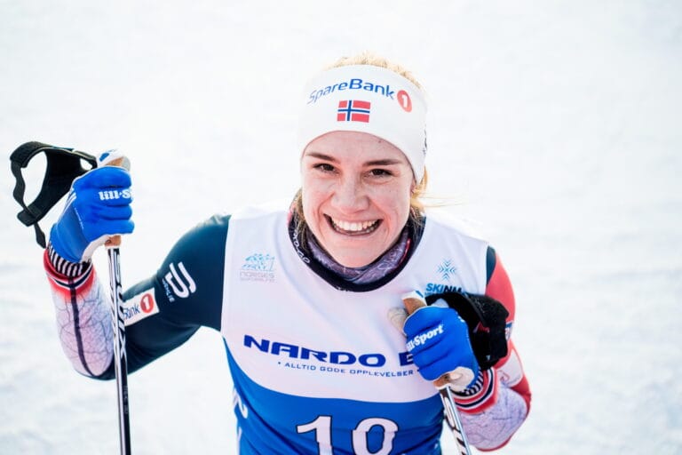 Birgit Skarstein of Norway after the sprint para finals on February 1, 2019 in Meråker.