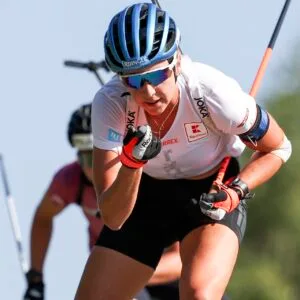 Franziska Preuss (GER) - Biathlon summer training, Switzerland (SUI).