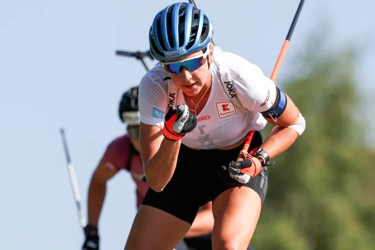 Franziska Preuss (GER) - Biathlon summer training, Switzerland (SUI).