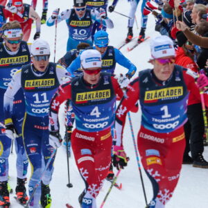 Mika Vermeulen (AUT), William Poromaa (SWE), Harald Oestberg Amundsen and Johannes Hoesflot Klaebo (NOR).