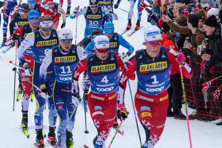 Mika Vermeulen (AUT), William Poromaa (SWE), Harald Oestberg Amundsen and Johannes Hoesflot Klaebo (NOR).