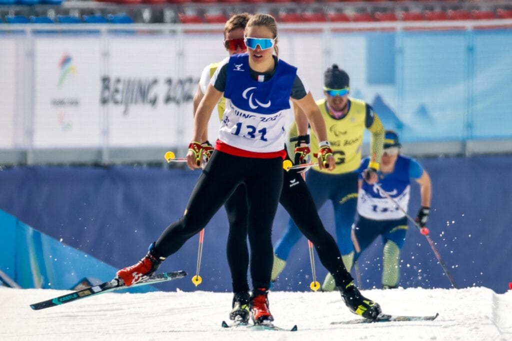 Paralympic Winter Games Beijing 2022, sprint, ladies. Image shows Carina Edlinger