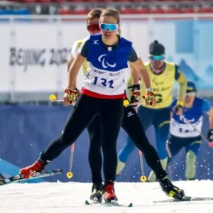 Paralympic Winter Games Beijing 2022, sprint, ladies. Image shows Carina Edlinger