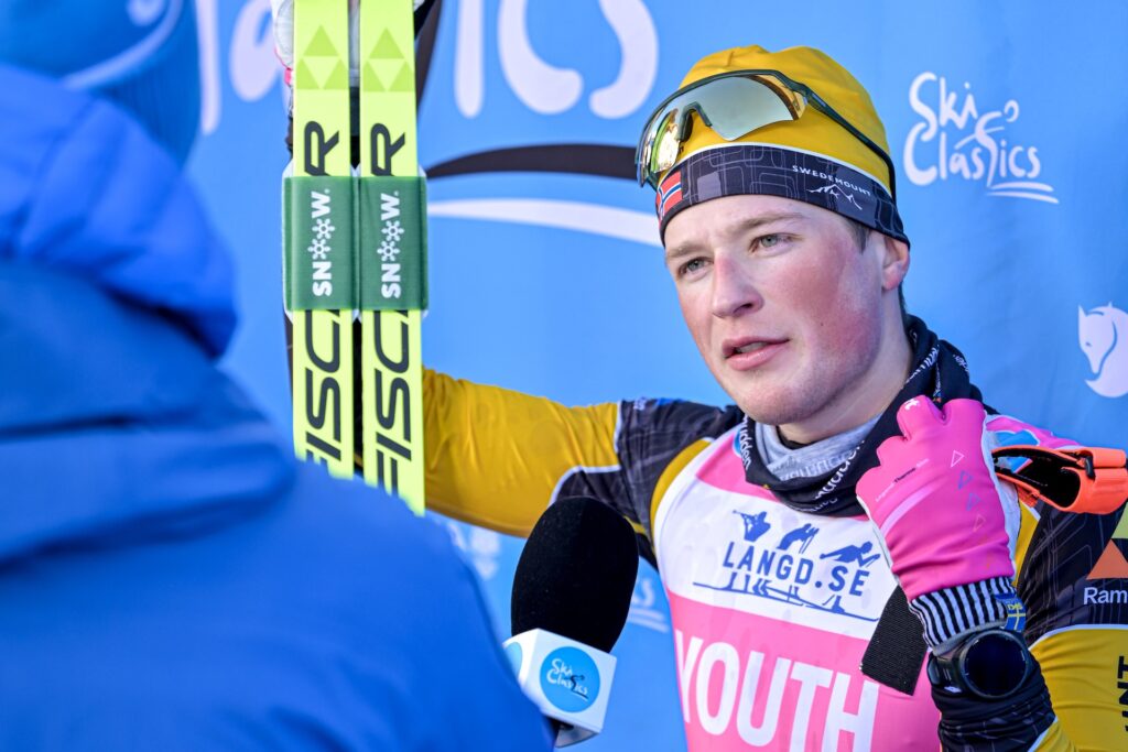 Amund Riege (NOR) - Ski Classics Engadin La Diagonela Pontresina - Zuoz (SUI). Foto: Reichert/NordicFocus