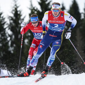 Ansgar Evensen (NOR) and Edvin Anger (SWE). Photo: GEPA pictures/ Harald Steiner © Bildbyrån