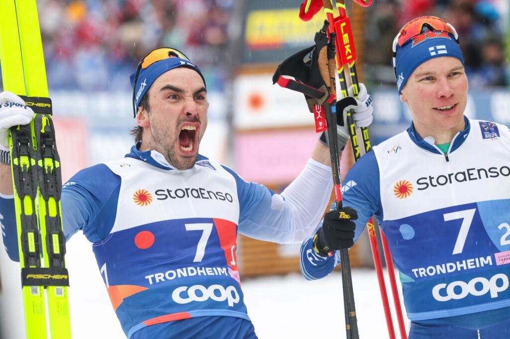 Ristomatti Hakola and Lauri Vuorinen (FIN).
Photo: GEPA pictures/ Harald Steiner
© Bildbyrån