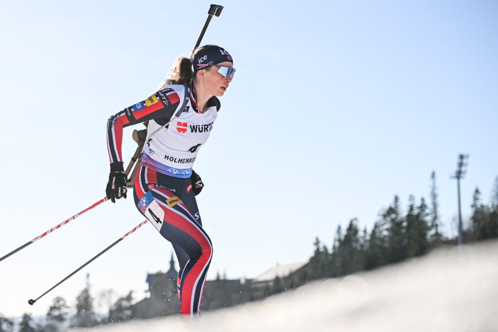 Ida Lien (NOR) - IBU World Cup Biathlon, pursuit women, Oslo (NOR). Foto Authamayou/NordicFocus