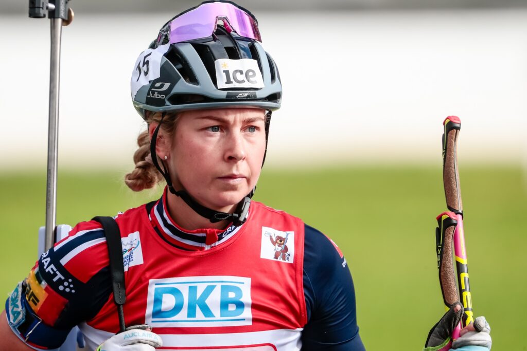 Ingrid Landmark Tandrevold opplever at utøverne overkjøres i IBU. Foto: Modica/NordicFocus