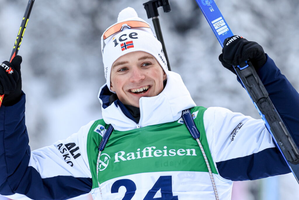 Isak Frey var den mest treffsikre av de norske på IBU-Cupen. Foto: Manzoni/NordicFocus. 