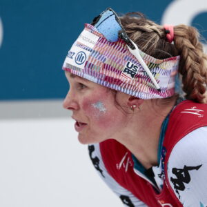 05.03.2025, Trondheim, Norway (NOR): Jessie Diggins (USA) - FIS Nordic World Ski Championships Cross-Country, team sprint, Trondheim (NOR).