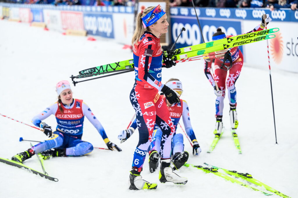 Therese Johaug tok tre sølv og en bronse under VM i Trondheim. Etterpå forteller hun at hun var sjuk i forkant av mesterskapet. Foto: Maxim Thore / BILDBYRÅN 