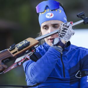 Julia Simon (FRA) - Biathlon summer training, Ramsau am Dachstein (AUT).
