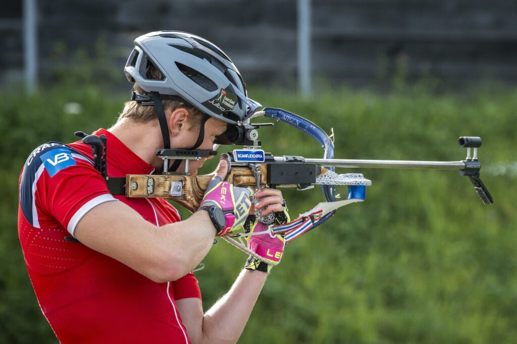 Martin Uldal (NOR) - Biathlon summer training, Lavaze (ITA). 
