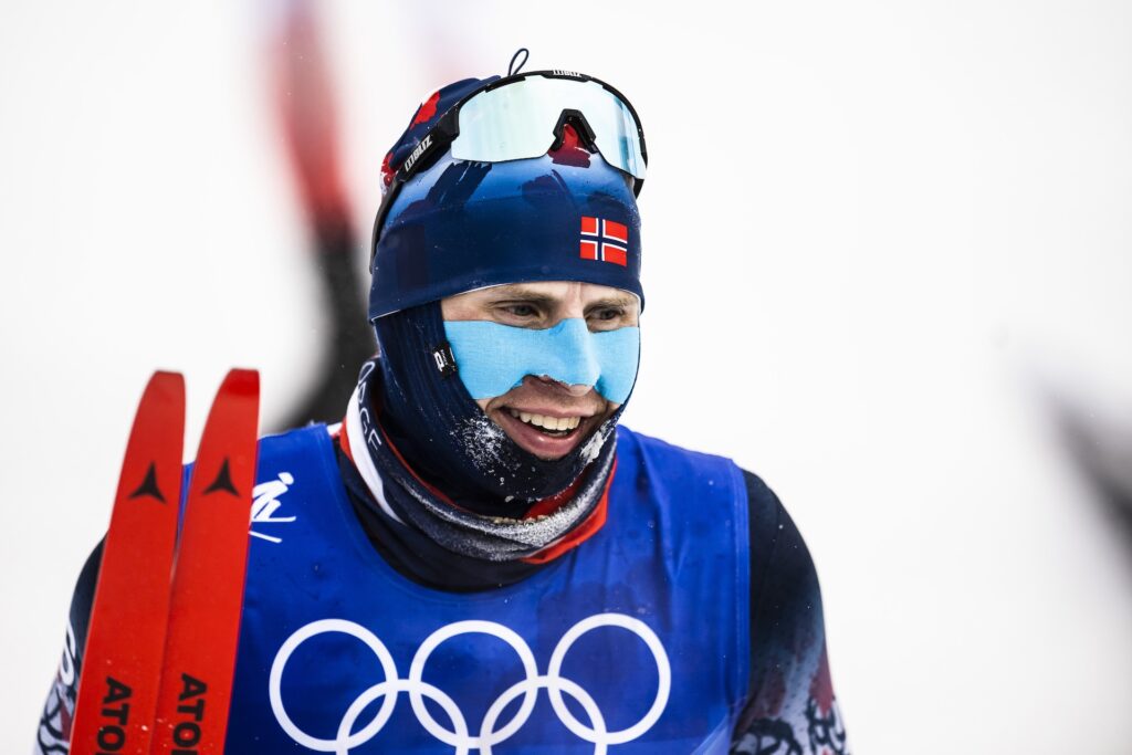 Simen Hegstad Krüger of Norway after competing in men's cross country skiing 30 km during day 15 of the 2022 Winter Olympics on February 19, 2022 in Zhangjiakou.
Foto: Jon Olav Nesvold / BILDBYRÅN