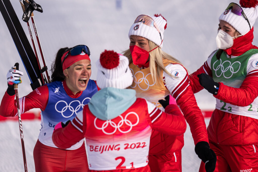 Julia Stupak, Natalia Nepryaeva, Tatiana Sorina og Veronika Stepanova kan være p vei tilbake. Kommer de til OL, vil ikke Linn Svahn være med. Foto: Maxim Thoré / BILDBYRÅN
