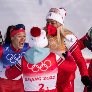 Julia Stupak, Natalia Nepryaeva, Tatiana Sorina og Veronika Stepanova kan være p vei tilbake. Kommer de til OL, vil ikke Linn Svahn være med. Foto: Maxim Thoré / BILDBYRÅN