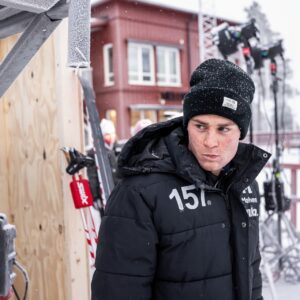 Alvar Myhlback after the men's 10 km classic technique during the Swedish cross-country skiing premiere on November 22, 2025 in Gällivare.