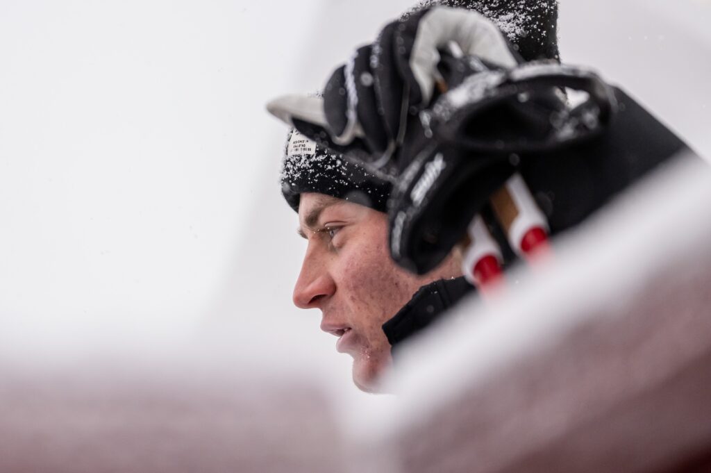 Alvar Myhlback after the men's 10 km classic technique during the Swedish cross-country skiing premiere on November 22, 2025 in Gällivare.