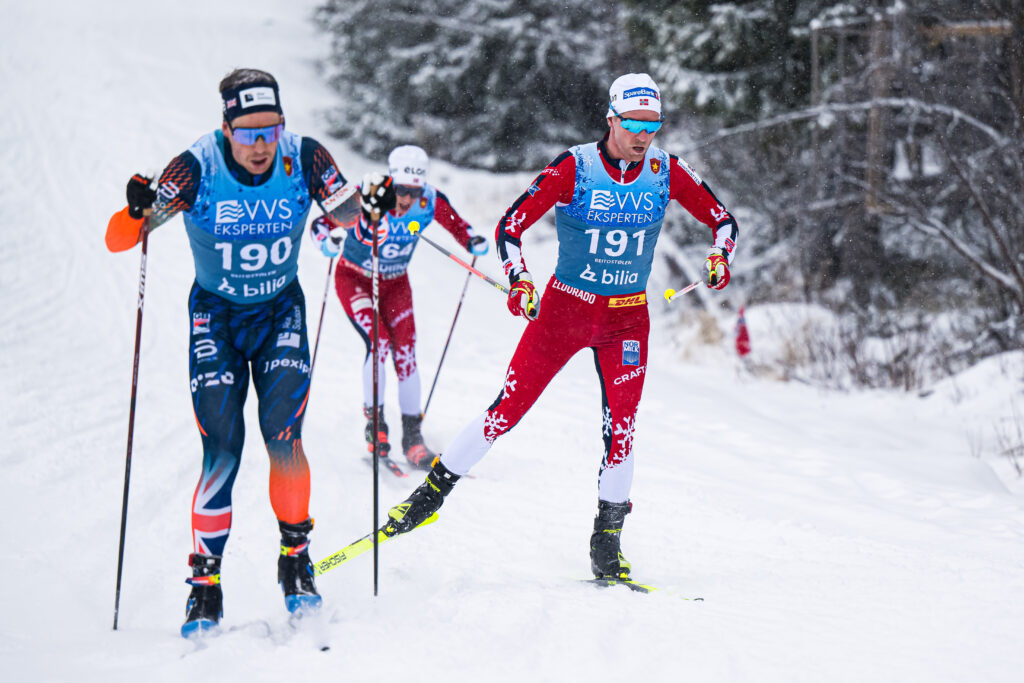Didrik Tønseth of Norway competes in the men’s 10 km free technique interval start during Beitosprinten 2024 on November 24, 2024 in Beitostølen.