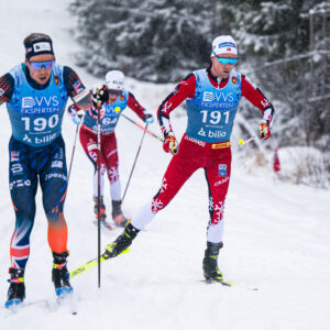 Didrik Tønseth of Norway competes in the men’s 10 km free technique interval start during Beitosprinten 2024 on November 24, 2024 in Beitostølen.